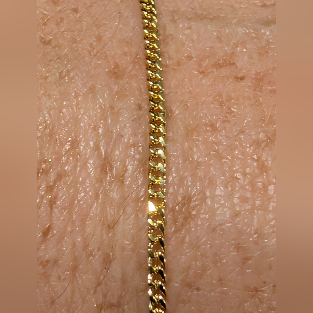 10k Gold Cuban Link Bracelet 7-in - NEW